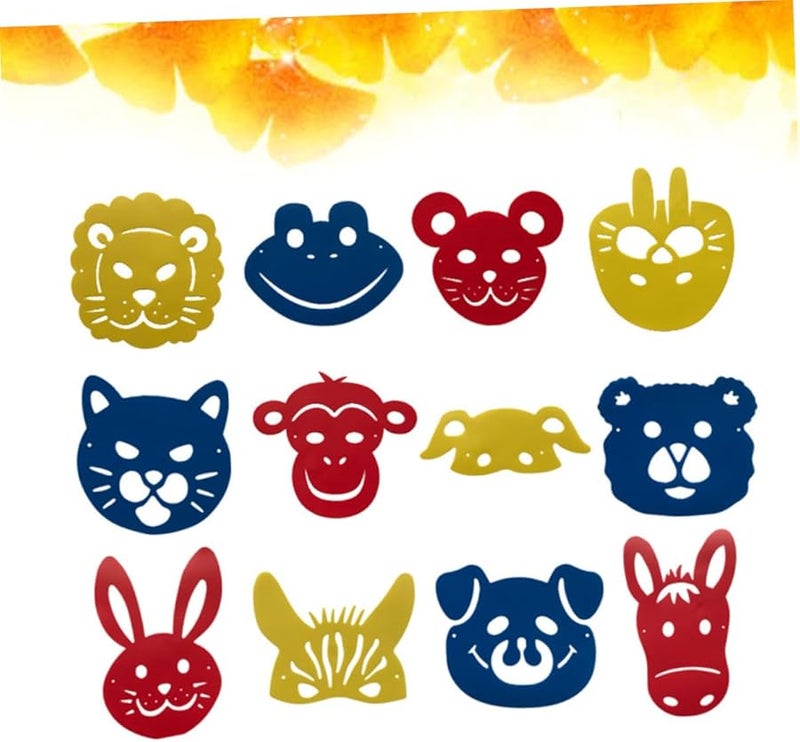 Cartoon Animal Painting Stencil Set DIY Drawing Templates for Kids Art Crafts - Image 2